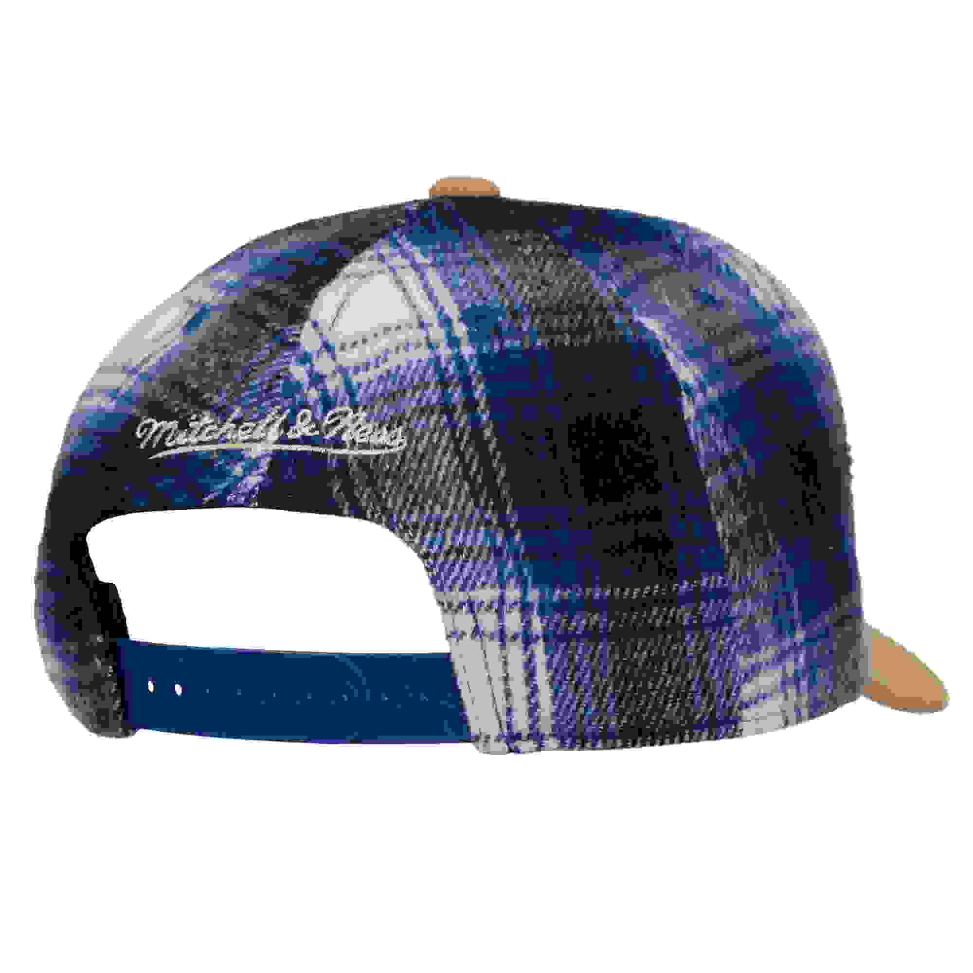 Mitchell & Ness Milwaukee Brewers Blue Plaid Snapback Hat
